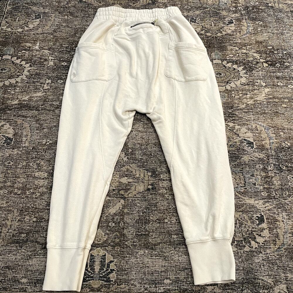 Free People Movement June Bug Jogger Sweats Pants Ivory Women's Size S - Picture 4 of 6